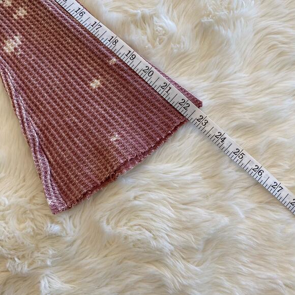 Liberation Bleached Distressed Cold Shoulder Hooded Top Medium - Picture 7 of 9